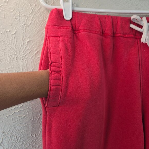 Hollister Y2K Sweatpants Mens Medium Red Embroidered Pull On Lounge Straight Leg - Picture 5 of 12